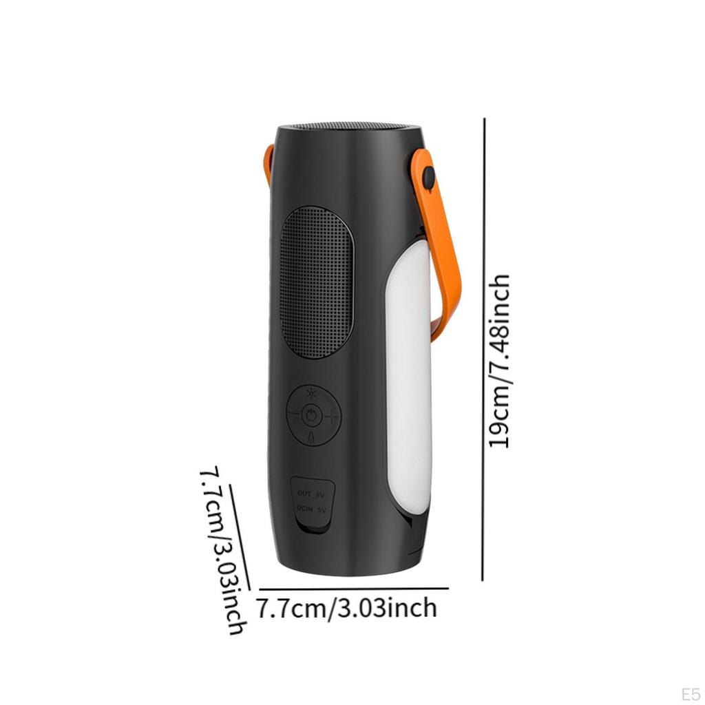 LED Camping Lantern Outdoor Flashlight Lamp for Backpacking Picnic Emergency White