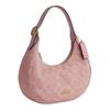 Coach Classic Presbyopia Gold Logo Shoulder Bag Women's Pink