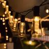 Colorful Solar LED Bubble Bulb String Lights for Outdoor Decor