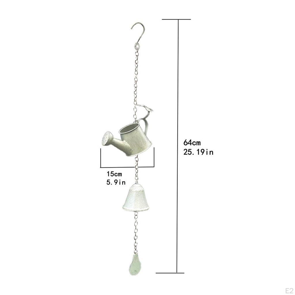 ჩამოკიდებული რკინის ქარის ზარი, ვინტაჟური ზარი, ლითონის ზარი გარე, ბაღის, ეზოს, ეზოსთვის