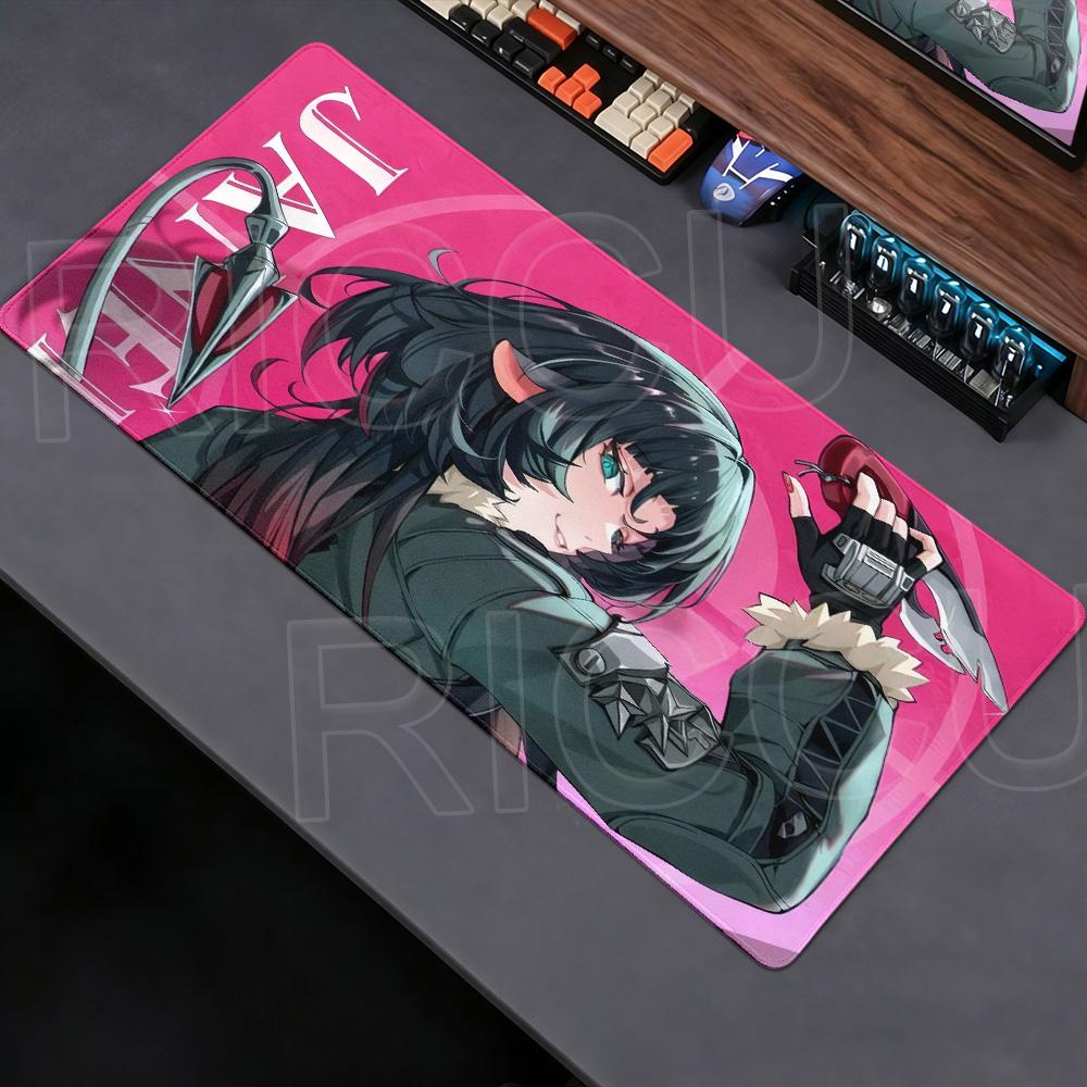 New Cute Extended Mouse Pad MousePad Desk Mat Zenless Zone Zero Keyboard Mat Anime Girl Pc Anti-slip Rubber Game Accessories