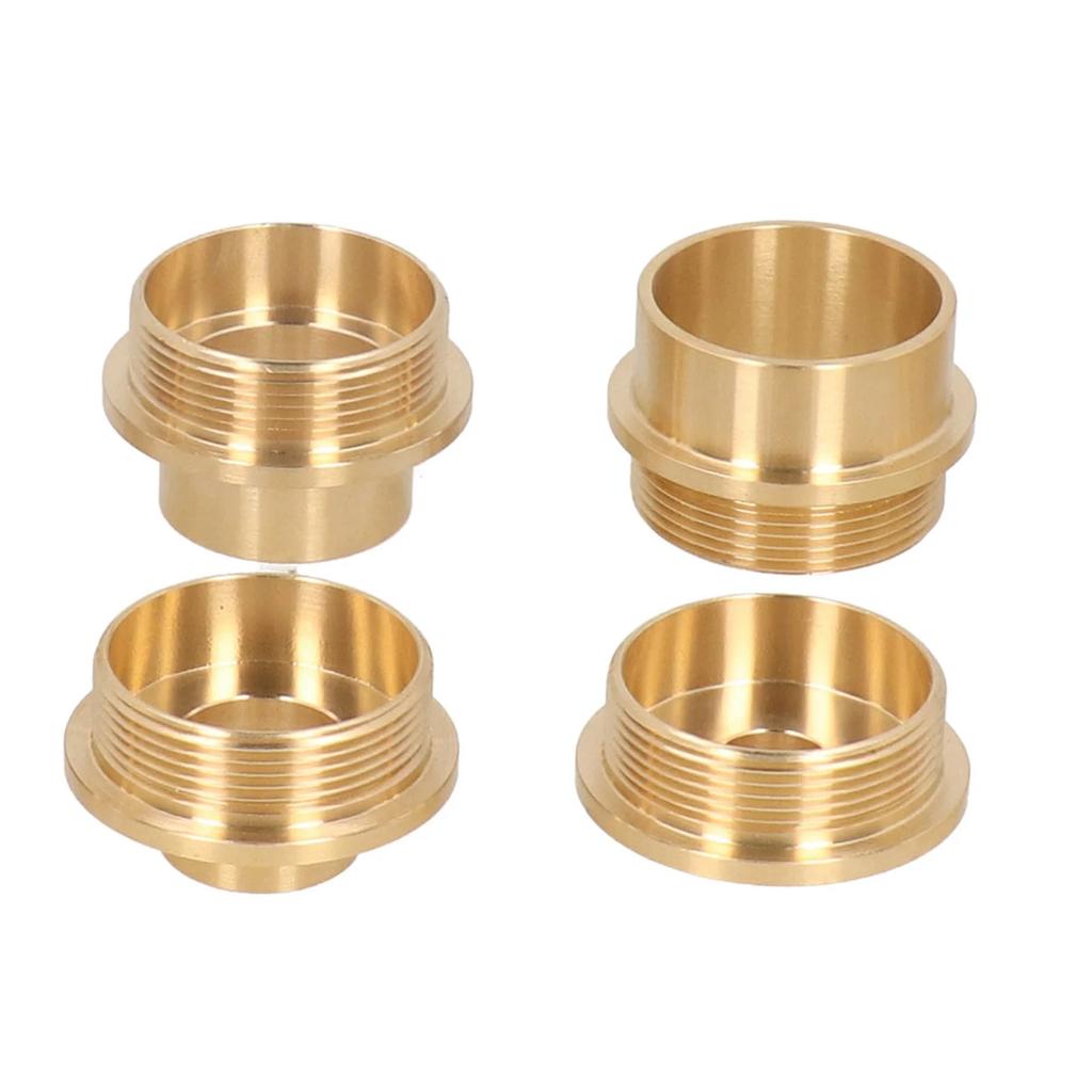 11Pcs/Set Brass Template Router Guides Kit with Lock Nut Adapter Router Accessory Router Kit Router for Templates