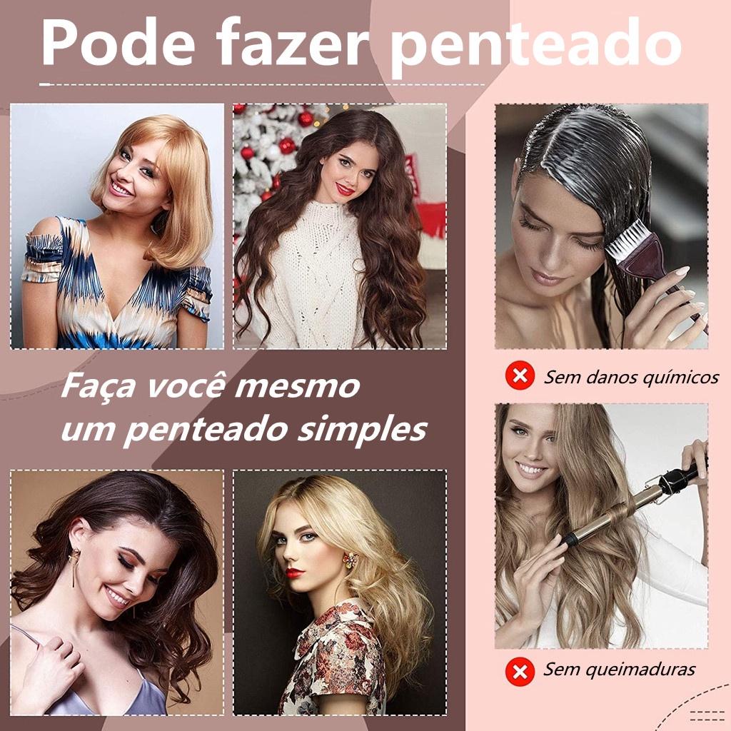 It's a curling iron for fluffy and curly hair