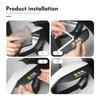 2PCS Car Rearview Mirror Sticker Rain Eyebrow Protector Cover For Renault RS Clio Scenic Logan Megane Koleos Sandero Safrane S444