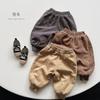 Kids Boys Girls Thick Fleece Lined Warm Loose Casual Trousers