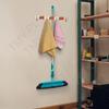 Holder Hook Tool Hanger Broom Rake Mop Brushes -3 Places