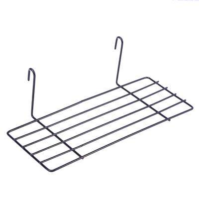 Photo Wall Hanging Holder Grid Art Hooks Accessory Basket for Wire Shelves Storage Panel Black Accessories Baskets