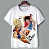 Summer 2026 Dragon Ball Sea Thief Fantasy Showdown Theme 100 Cotton Printed Loose Tshirt for Unisex and Womens Family Top