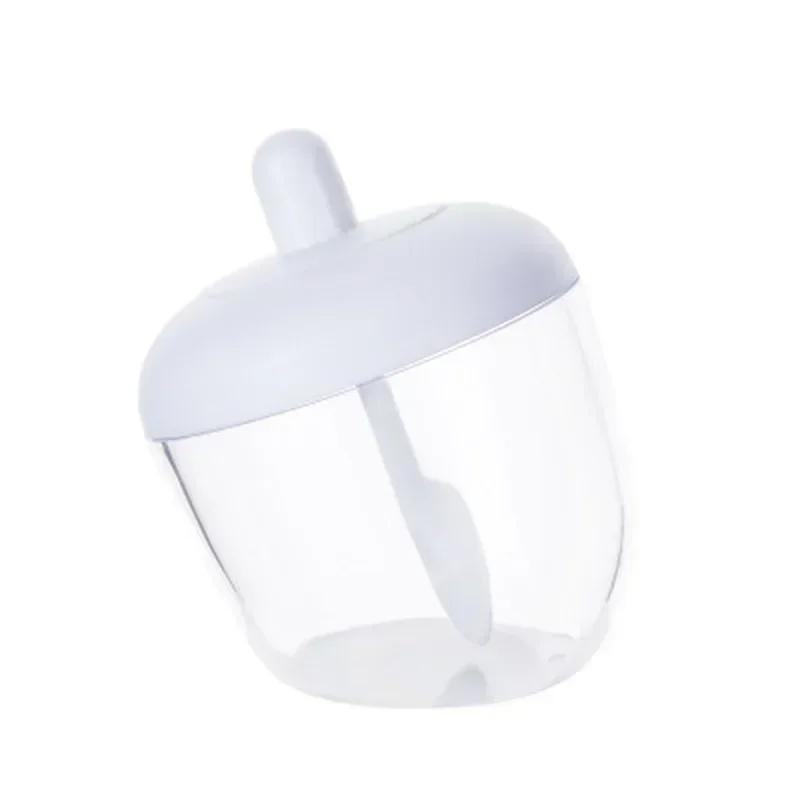 Löffel Deckel Integriertes Gewürzglas Haushalt Küche Versiegelt Kunststoff Gewürz Aufbewahrungsgläser MSG und Pfeffer Feuchtigkeitsdichte Box