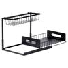 Two-Tier Metal Kitchen Shelf Stand Organizer Rack