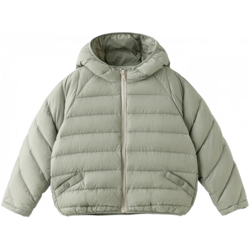 DAVE&BELLA Girls' Short Waterproof Down Jacket
