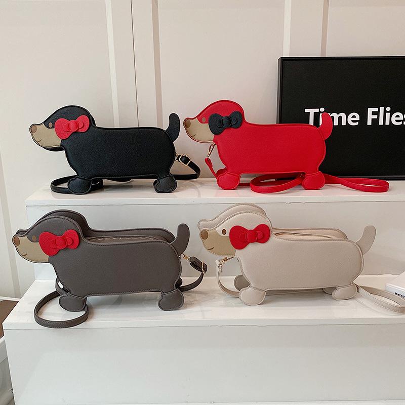 Bags Cartoon Funny Dog Small Bag 2025 New Japanese Cute Girl Foreign Style Versatile Shoulder Messenger Bag