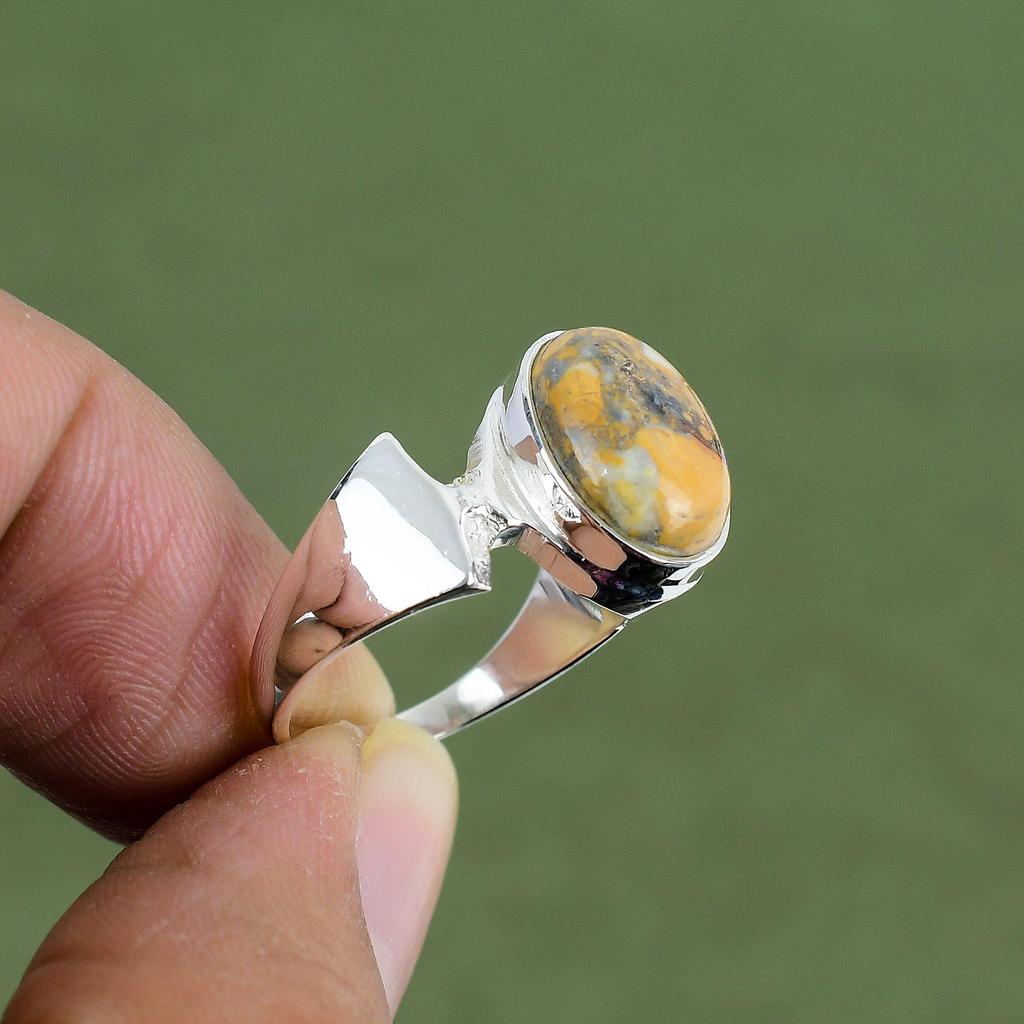 Maligano Jasper Ring 925 Sterling Silver Ring Decent Jewelry Very Pretty Gemstone Ring Handmade Jewelry Gift For Wife Available In Ring Size