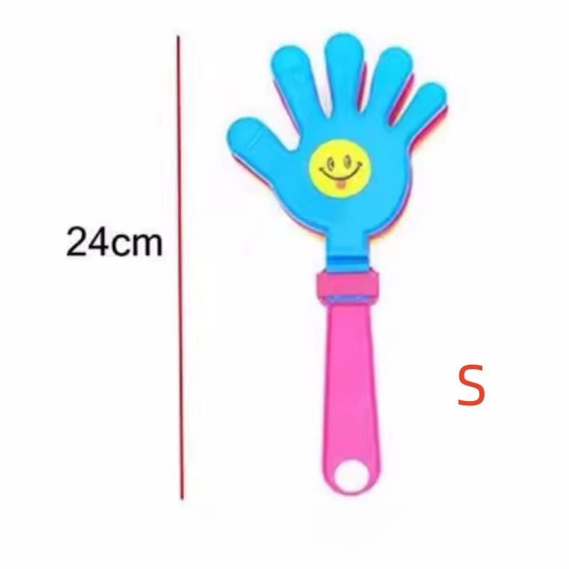 2Pcs Color Random Fashion Colorful Hand Clapper Props Children Palm Clap Cheering Birthday Gift Party Favors Clapping Toys