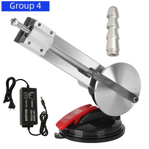Telescopic Linear Actuator with High Thrust 75mm Stroke DC Motor 3XLR Connector Reciprocating Mechanism Automatic Sex Machine