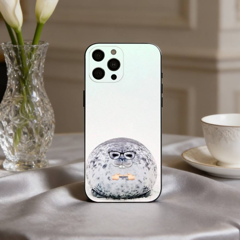 S-Seal F-Funny C-Cute Phone Case For iPhone 17pro, 16,15,14,13,12,11 X XR Plus,Others Soft Black Cover