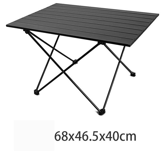 WTEMPO Masă pliabilă portabilă de camping în aer liber, din aliaj de aluminiu, masă de grătar de camping mini taraba temporară