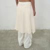 Lcdc Tm Flare Layered Skirt (Ivory)