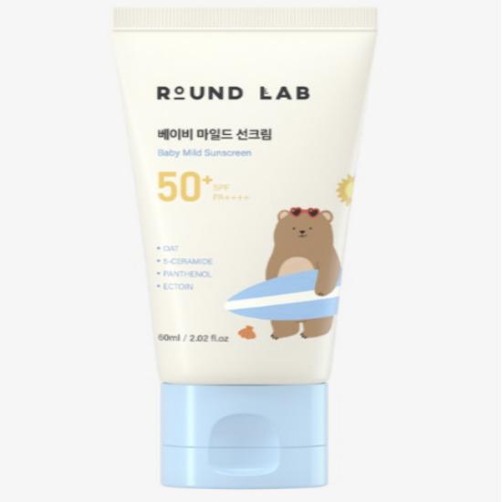 The Lab Baby Mild Sun Cream SPF50+ PA++++ Gentle Mineral Sunscreen for Sensitive Skin 60ml