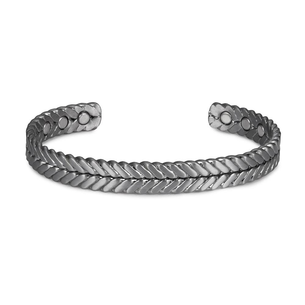 Dreifarbiger magnetischer Armreif aus reinem Kupfer für Damen, verstellbar