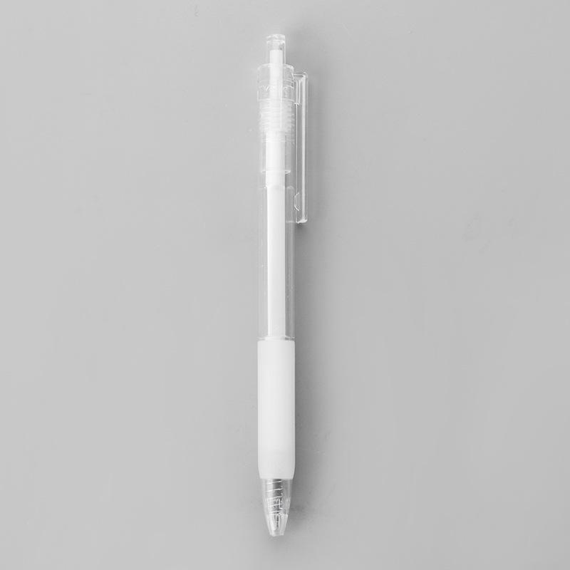 Japanese INS Style 0.5mm Black Click Pen - Large Capacity Bullet Tip for Students