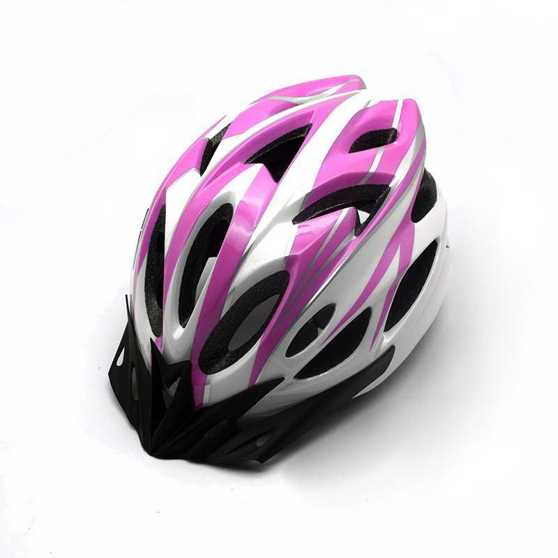 Unisex One-Piece Molded Cycling Helmet Mountain Road Bikes Safety Gear