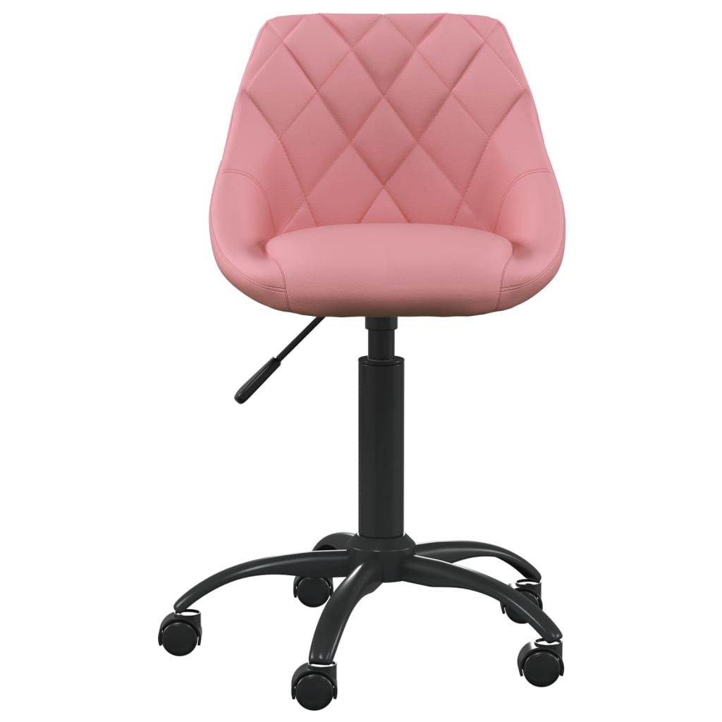 Office Chair Pink Velvet