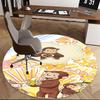 Curious George,Monkey Adventure Chair mat Round Rug Office carpet, Non slip, Suitable for Living Rooms, Bedrooms,Decor1205809a