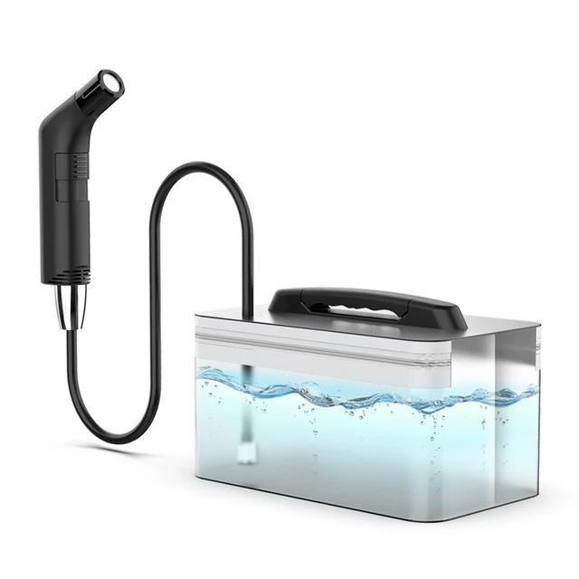 

Shower Jet Sprayer Muslim Bidet Portable Electric Bidet Fits Bottles for Personal Cleaning Shattaf Rechargeable Travel Camping Summer Cooling Bidet чёрный