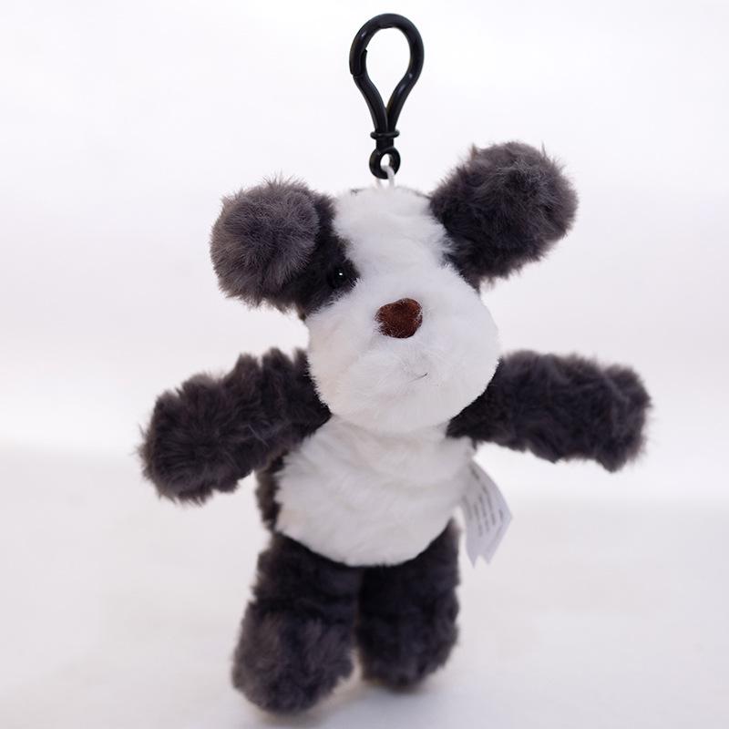 West Highland White Terrier Plush Toy Keychain: Children's Backpack Pendant & Dog Figure Decoration