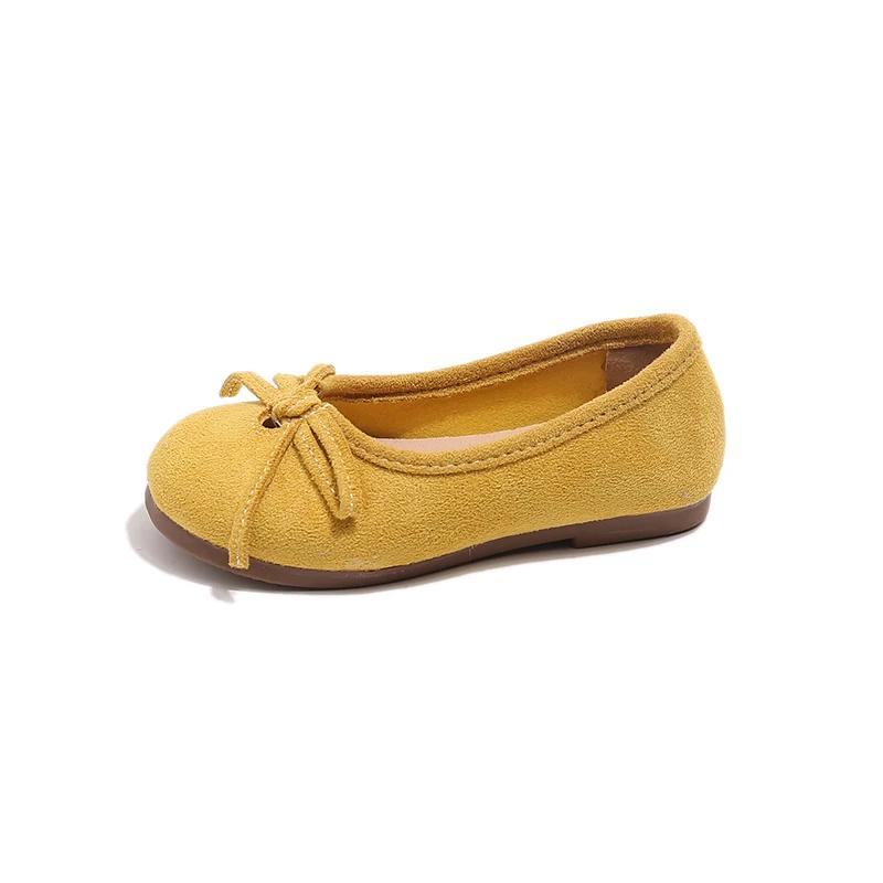 

Spring Autumn Children s Leather Shoes for Girls Korean Girls Soft Sole Bow Anti Slip Lightweight Fashion Princess Single Shoes 24