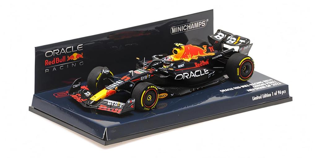 Minichamps 410232311 Red Bull Racing RB19 Sergio Perez Abu Dhabi GP 2023 Scale Miniature Collectible Car - - 1/43 -
