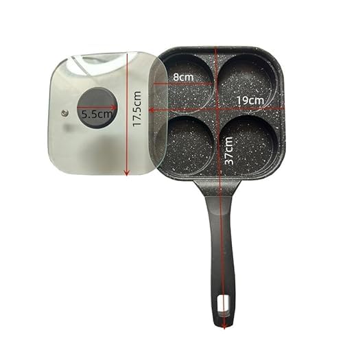 

This 4-hole, circularly divided frying pan is compatible with gas and induction cooktops and is also a square frying pan. It s a non-stick, easy-to-cl