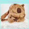 Adorable Capybara Plush Water Capybara Doll Kids Backpack Soft And Cute Cartoon Design