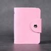 Hasp Leather 24 Slots Bits Business Card Bag Card Case Men Women ID Holders Bank Credit Card Organizer Bags Passport Card Wallet