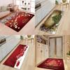 Eco-friendly Christmas Area Rug With Non-slip Effect Perfect For Any Room Decor