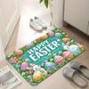 Easter Bunny Eggs Flower Entrance Doormat Home Decor Spring Anti-slip Corridor Balcony Rugs Bedroom Floormat Easter Decorations