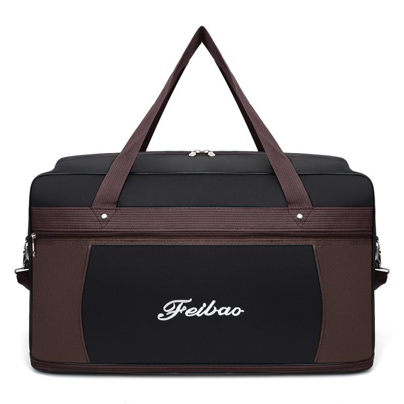 

SCIONE Новая складная авиационная сумка для ручной клади, расширяемая дорожная сумка из ткани Оксфорд, большая вместимость, универсальные колеса, сумка для перевозки багажа кофейный