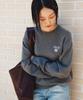 Seteo Lauren Classic Logo Knit Charcoal