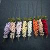 5pcs Artificial Large Delphinium Flower Branch Silk Retro Color Fat Larkspur Poisonweed for Wedding Party Floral Decoration