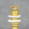 Antique Brass Washbasin Stopper Without Overflow GOLD GLEN 2 19