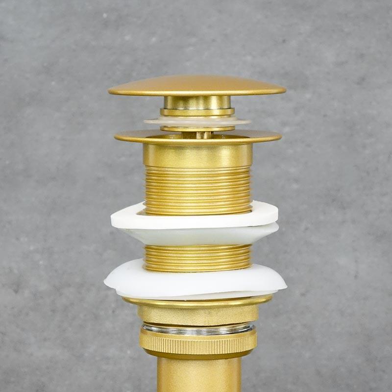 Antique Brass Washbasin Stopper Without Overflow GOLD GLEN 2 19