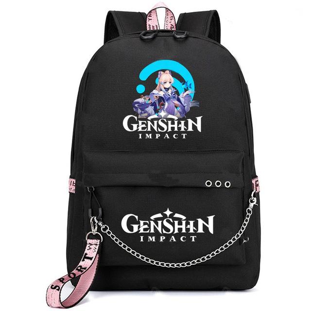 School Season Animation Student Schoolbag, Printed Peripheral Large-Capacity Backpack