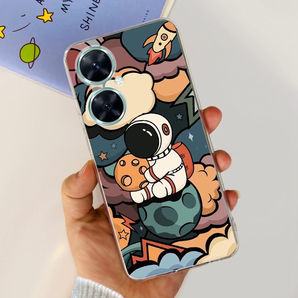Fashion Elegant Pattern Phone Case For Huawei Nova 11i Soft Silicone TPU Back Cover For Huawei Nova11i 4G MAO-LX9