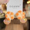 1 Pair Kid Hair Band  Cute Sweet Floral Heart Bear Crystal Hair Rope for Baby Girl Little Girl Hair Accessories