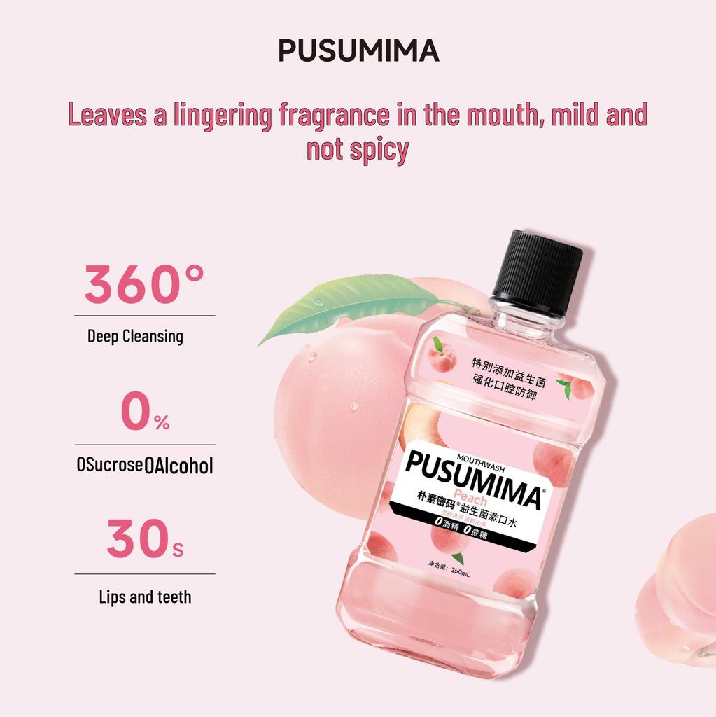 Minty Probiotic Antibacterial Mouthwash: Fresh Breath, Long-Lasting, Sugar-Free, Portable.