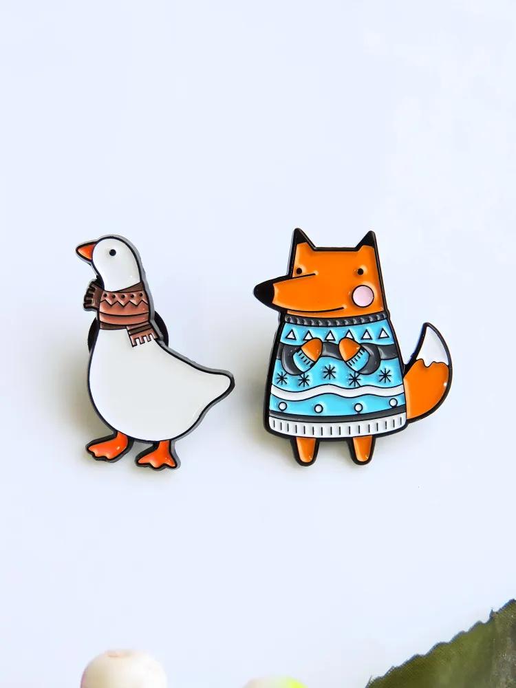 Creative Alloy Brooch Creative Accessories Badge