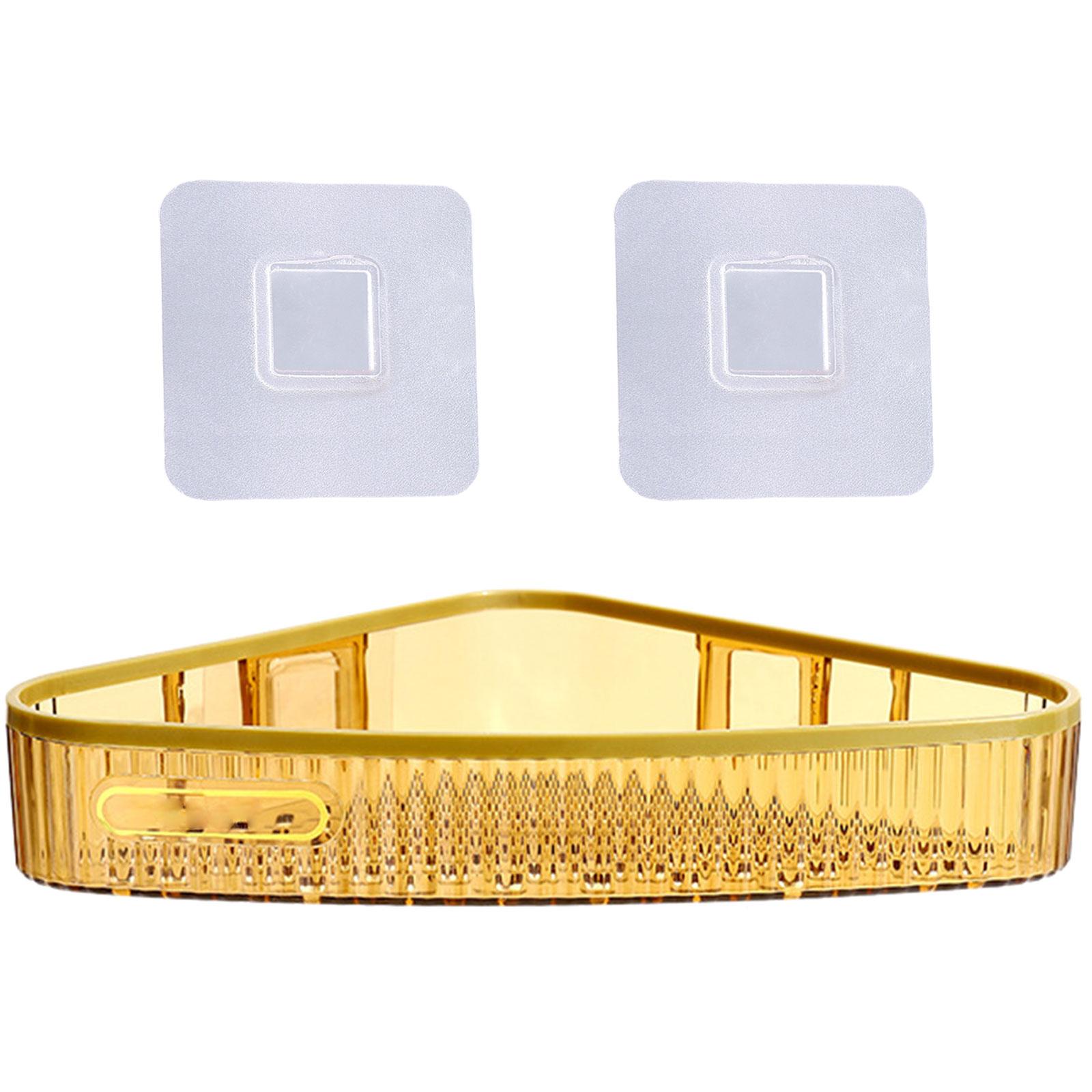 

Полиця для зберігання у ванній Водонепроникний унітаз Умивальник Органайзер Стелаж Настінний пластиковий тримач для шампуню та туалетного приладдя 2 світло-синій колір