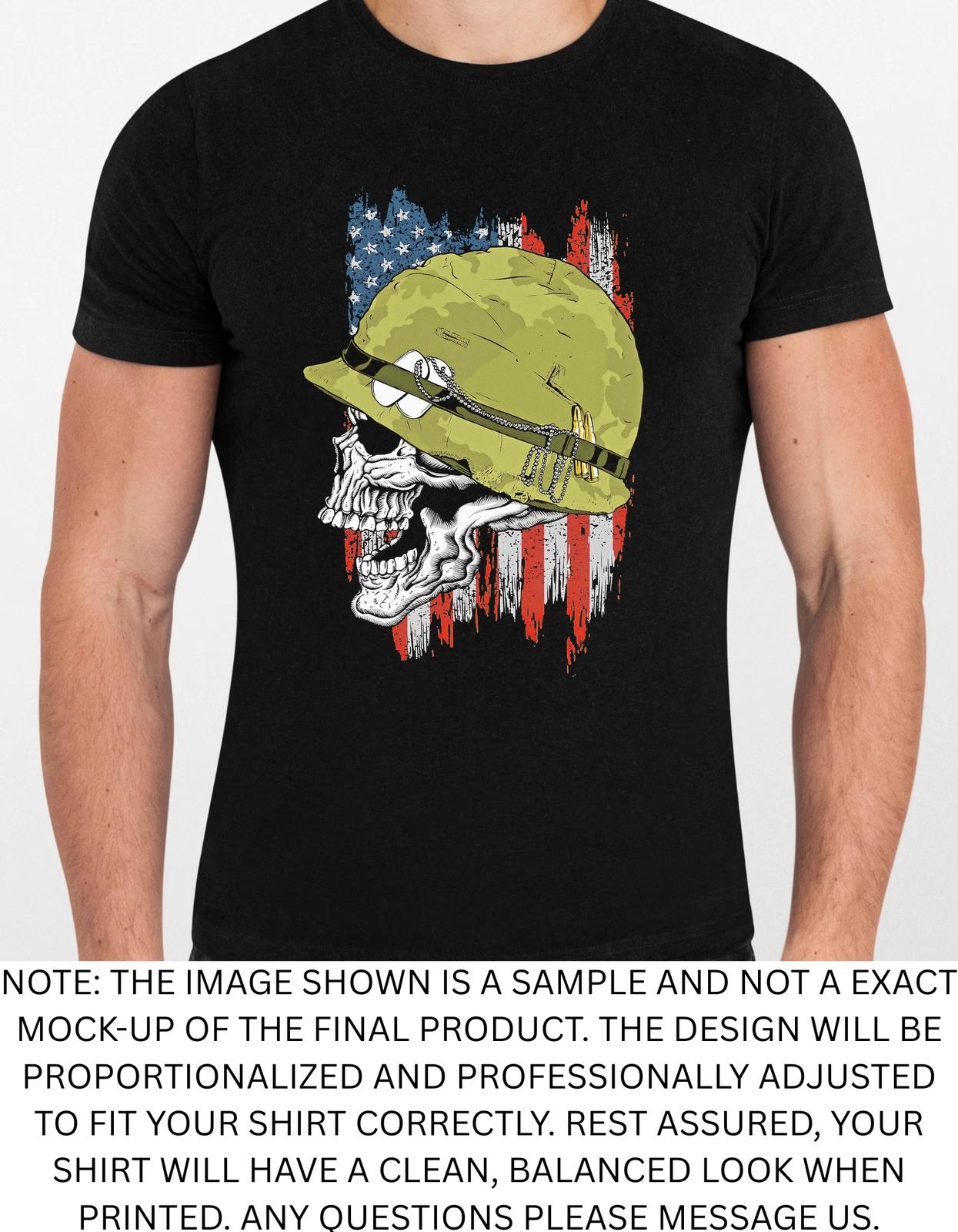 Men s and Women s T-shirts Calavera Usa Graphic XXL