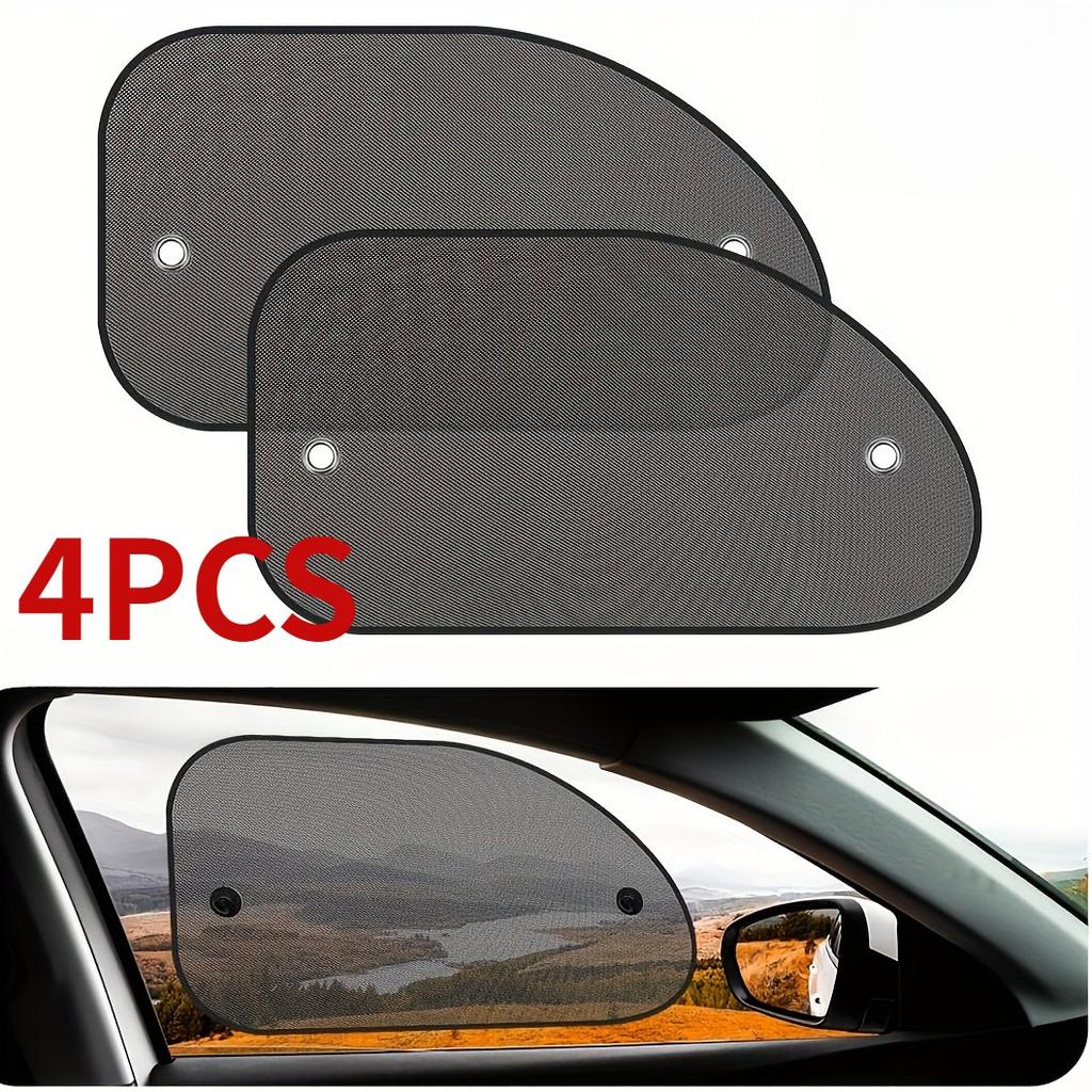 2/4PCS Car Sunshade Sun UV Protection,sun shade for car window,car window shade With 4 suction cups, Universal Automotive